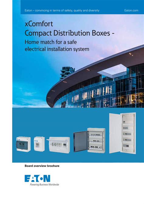 xComfort compact distribution board overview 